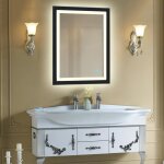 Nouvelle g�n�ration miroir lumineux � led pour salle de bain 50 * 70 cm