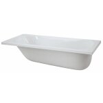 Novellini - baignoire calypso rectangulaire  encastrer 180 x 80 x h. 55 cm 200 l blanc - caf118080 - ...