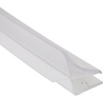 Joint de pare - baignoire - novellini - aurora 1 - noir - 931 mm - pvc
