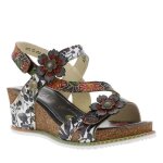 Nu - pieds cuir talon compens�