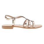 Nu - pieds cuir talon plat les tropeziennes beige - les tropeziennes - plat - cuir - basse - adulte - ...