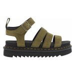 Nu - pieds - dr. martens - modle blaire - cuir nubuck - talon plateau 4 cm - couleur kaki