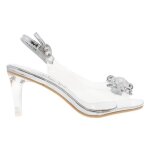 Nu - pieds talon dcroch haut laura vita gris