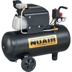 Nuair - compresseur � piston lubrifi� 2 cv 50 litres 230 vca - fc2 / 50n - 131000nu