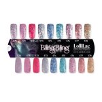 Ocibel - nuancier 9 vernis semi permanent lollilac collection bling bling - brillant et mat