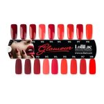 Ocibel - nuancier 9 vernis semi permanent lollilac collection glamour - brillant et mat
