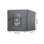 Null - boite aux lettres solea 1 porte gris anthracite - renz Null - boite aux lettres solea 1 porte gris anthracite - renz