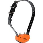 Numaxes - collier seul - canicom - avec plasturgie orange et sangle noire