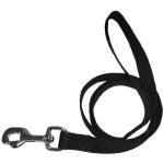 Laisse en nylon eco coneckt - numaxes - pour chien - noir - souple et doux - 12mx20mm