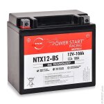 Nx - batterie moto gel ytx12 - bs / ftx12 - bs / ntx12 - bs 12v 10ah - nx