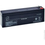 Batterie plomb agm - nx - 12v 2. 4ah - terminal t1 - cosses faston 4. 8mm - noir