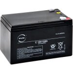 Batterie plomb agm - nx - 12v 13ah - compatible fauteuils roulants - terminal t2 - noir