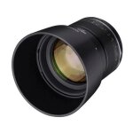 Objectif - samyang - mf 85 mm f1. 4 mk2 - canon m - ouverture f1. 4 - mise au point manuelle