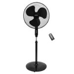 Oceanic ventilateur de pied - 45 w - � 44 cm - 3 vitesses - oscillant - inclinable - noir