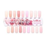 Ocibel - nuancier 9 vernis semi permanent lollilac collection nude & naturel - brillant et mat