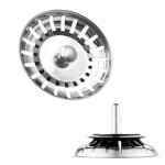 Ociodual bouchon de crpine pour vidange dvier 79mm panier de vidange de filtre  dchets en acier inox ...