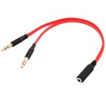 Ociodual cble adaptateur splitter y jack 3. 5mm femelle trrs  2 double aux mle trs micro et audio ...