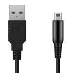 Cble de charge usb - ociodual - compatible nintendo 3ds / 2ds / dsi - 120 m - noir - chargeur