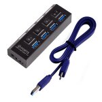 Ociodual hub usb 3. 0 - 2. 0 4 ports noir transfert de données haute vitesse 5gbps ultra rapide super ... Ociodual hub usb 3. 0 - 2. 0 4 ports noir transfert de données haute vitesse 5gbps ultra rapide super ...