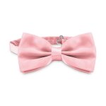 Ociodual noeud papillon lgant pour homme en rose chloral design unicolor avec fermeture