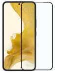 Ociodual protecteur d?cran verre tremp avec bord rond noir pour samsung galaxy s22 vitre 9d 9h