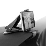Ociodual support telephone voiture auto universel fixation sur tableau de bord gps noir