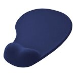 Ociodual tapis de souris avec repose - poignet en gel ergonomique de couleur bleu fonc base en caoutchouc ...