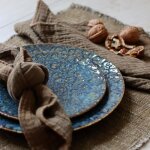 Lot 6 assiettes plates venus 27cm en porcelaine