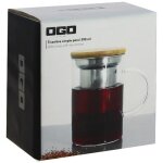 Ogo living - mug infuseur verre simple paroi 450 ml