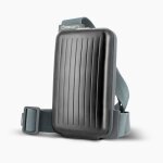 Sac banane - gon design - phone bag - aluminium anodis - noir - compact et pratique