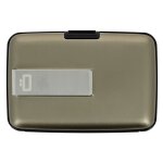 Ogon designs - porte carte - stockholm money clip - noir intense aluminis - unisexe