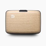 �gon design - smart case bamboo - portefeuille bamboo en aluminium imprim�