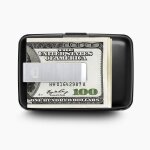 Ogon designs - porte carte - stockholm money clip - noir intense - unisexe