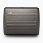 Ogon designs - portefeuille - smart case v2 large - gris fonc aluminis - unisexe