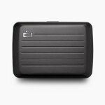 Portefeuille - gon design - smart case v2 - aluminium mat - noir - rfid protection