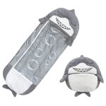 Ohlala sac de couchage avec coussin confortable et doux pour enfants 160 * 60cm - gris