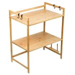 Ohmg support de micro - etag�re de cuisine / �tag�re pour micro - ondes etanche et r�sistante aux taches ...