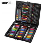 Ohp 150pcs de dessinmalette de coloriage enfants aquarelle crayon enfants dessin kit crayons de couleur ...