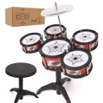 Jeu de batterie - ohp - instrument de percussion ducatif - 3 - 6 ans - 100% neuf - acoustique