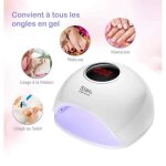 Ohp lampe uv led s�che ongles 72w s�choir ongles avec ecran lcd et capteur automatique / 4 r�glages de ...