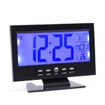 Horloge numrique - ohp - zs8082 - grand cran led - rveil lectrique - veilleuse intelligente