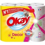Okay essuie - tout original - 6 rouleaux - dcor