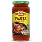 Old el paso - sauce  cuisiner pour fajitas 395g - lot de 4
