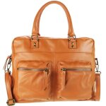 Sac � main - olivia - mod�le biznes - city - cuir de vachette - marron camel - 37x27x15 cm