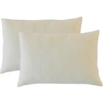 Lot de 2 oreillers flocons 50x70 cm mmoire de forme