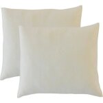 Lot de 2 oreillers flocons 60x60 cm m�moire de forme