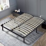 Olympe literie - sommier � lattes en m�tal somkit 160x200 cm - coloris noir - livr� en kit