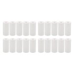 Papier pour imprimante thermique - omabeta - 57x25mm - 20 rouleaux - papier �pais - large utilisation ...