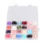 Faux ongles - omabeta - 576 pièces - couleur pure - matériau abs - nail art et manucure Faux ongles - omabeta - 576 pièces - couleur pure - matériau abs - nail art et manucure