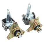 Omabeta axe de direction de moyeux de roue moyeux de roue � 3 goujons de 17mm axe de direction en alliage ...